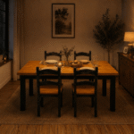 Juego De Comedor Madera Rustica 4 Sillas - Imagen 2