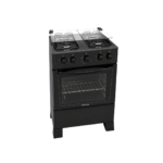 Cocina negra Punktal 4 hornallas PK268BK