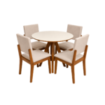 Juego De Comedor Dalia 4 Sillas