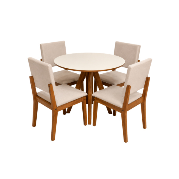 Juego De Comedor Dalia 4 Sillas