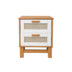 Mesa De Luz Ratan Rustica AV
