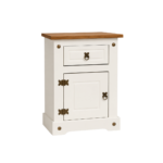 Mesa de luz Corona 1 Puerta 1 Cajón