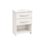 Mesa de luz minimal blanca moderna