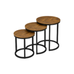 Set De Mesas Rusticas